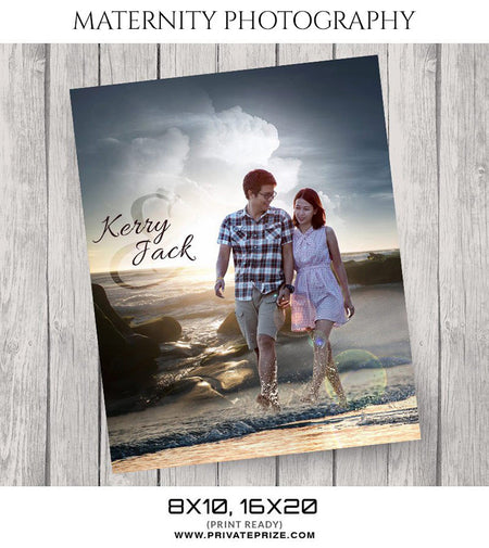 Kerry & Jack - Maternity Photography Template - Photography Photoshop Template