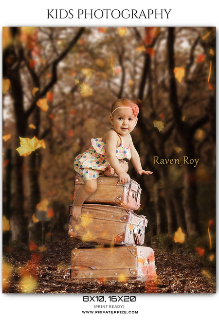 Raven Roy - Kids Photography Photoshop Templates - Photography Photoshop Template