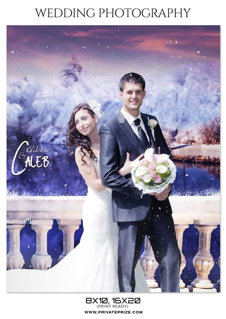 Adeline And Caleb  - Wedding Photography Template - Photography Photoshop Template