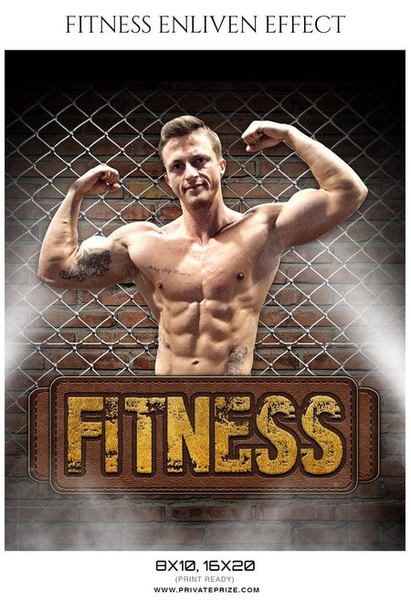 Fitness Enliven Effect Photography Template - PrivatePrize - Photography Templates