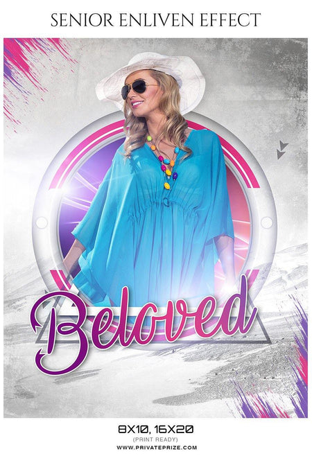 Beloved - Senior Enliven Effect Photography Template - PrivatePrize - Photography Templates