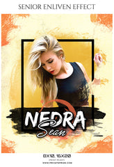 Nedra Sean  - Senior Enliven Effect Photography Template