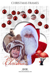 Christmas Frame - Digital Backdrop