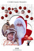 Christmas Frame - Digital Backdrop - PrivatePrize - Photography Templates