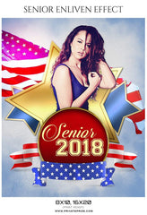Senior 2018 - Senior Enliven Effect Photography Template