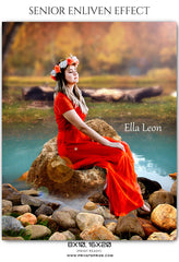 Ella Leon  - Senior Enliven Effect Photoshop Template