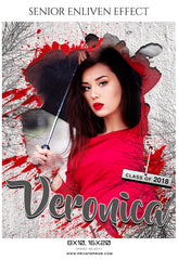Veronica - Senior Enliven Effect Photography Template