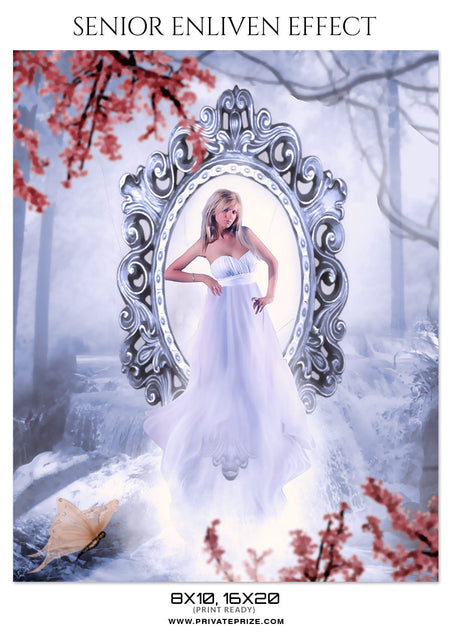 PARADISE - SENIOR ENLIVEN EFFECT - Photography Photoshop Template