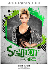 Senior Enliven Effect Photography Template