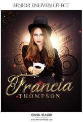 Francia Thompson - Senior Enliven Effect Photography Template