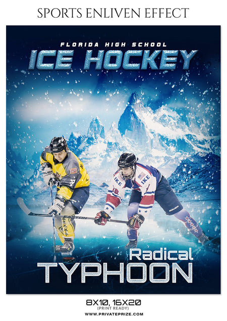 RADICAL TYPHOON-SPORTS ENLIVEN EFFECT - Photography Photoshop Template