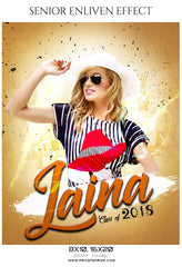 Laina - Senior Enliven Effect Photography Template