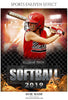 Ellisha Troy - Softball Sports Enliven Effect Photography Template - PrivatePrize - Photography Templates