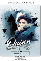 Quinn Tory - Senior Enliven Effect Photography Template