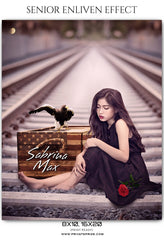 Sabrina Max  - Senior Enliven Effect Photoshop Template