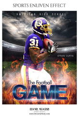 Efrain Curtis - Football Sports Enliven Effects Photography Template