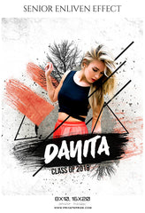 Danita - Senior Enliven Effect Photography Template