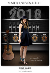 Dania Sean Senior Enliven Effect Photography Photoshop Template