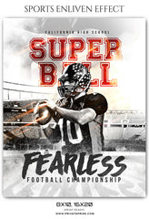 Super Ball Sports Enliven Effects Photoshop Template