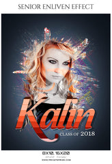 Kalin - Senior Enliven Effect Photography Template