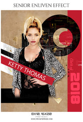 Ketty Thomas - Senior Enliven Effect Photography Template