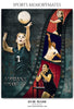 Adriana Shay Volleyball Sports Memory Mates Photoshop Template - Photography Photoshop Template