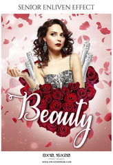 Beauty - Senior Enliven Effect Photography Template