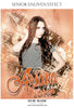 Ariana John - Senior Enliven Effect Photography Template - Photography Photoshop Template