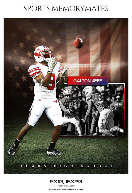 Galton Jeff - Football Memory Mate Photoshop Template - PrivatePrize - Photography Templates
