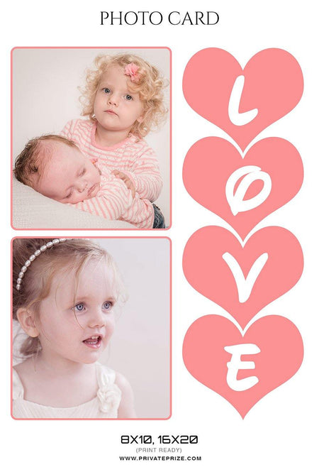 Love - Photo card - PrivatePrize - Photography Templates