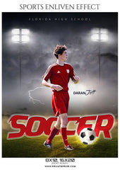 Daran Jeff - Soccer Sports Enliven Effects Photography Template