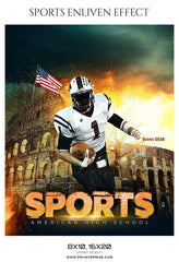 Delvin Dean - Football Sports Enliven Effect Photography Template