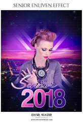 Senior 2018 - Senior Enliven Effect Photography Template