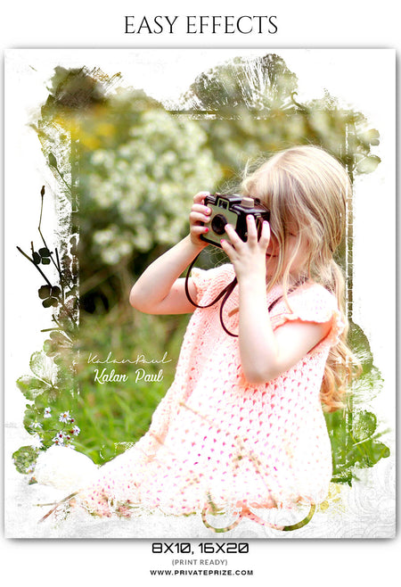 Kalan Paul - Easy Effects Kids Photography Templates - Photography Photoshop Template