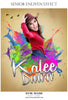 Kalee Dawn - Senior Enliven Effect Photography Template - Photography Photoshop Template