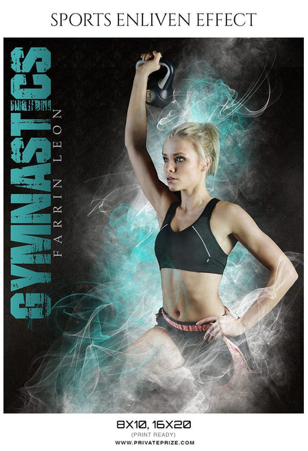 Farrin Leon - Gymnastics Sports Enliven Effect Photography Template - PrivatePrize - Photography Templates