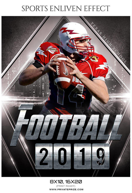 Football 2019 - Football Sports Enliven Effect Photography Template - PrivatePrize - Photography Templates