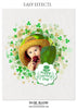 HAPPINESS ST. PATRICK'S DAY- EASY EFFECTS - Photography Photoshop Template