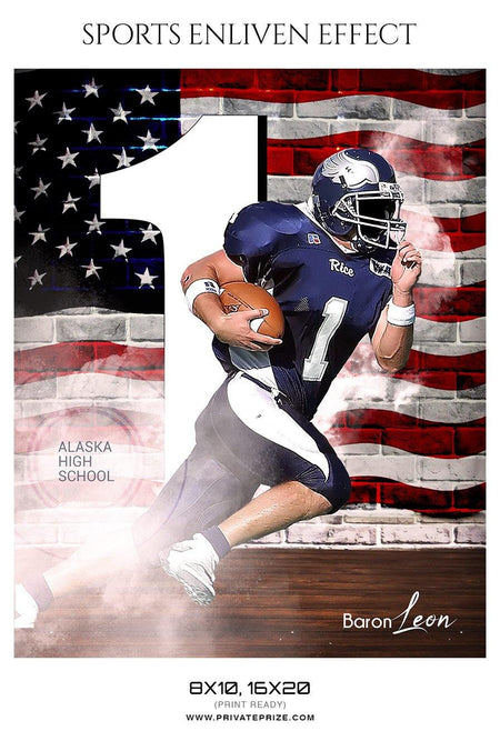 Baron Leon - Football Sports Enliven Effects Photography Template - PrivatePrize - Photography Templates