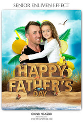 Sand - Fathers Day Photography Template