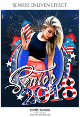 Senior 2018 - Senior Enliven Effect Photography Template