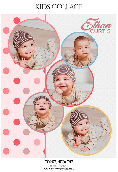 Ethan Curtis - Kids Collage Set - PrivatePrize - Photography Templates