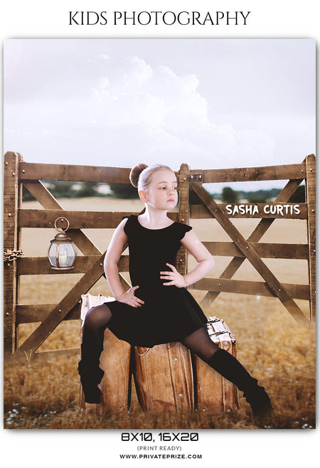 Sasha Curtis - Kids Photography Photoshop Templates - Photography Photoshop Template