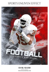 Vallen Johnson - Football Sports Enliven Effect Photography Template