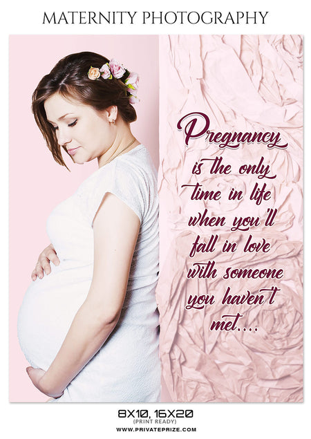 Affection- Maternity Photography Template - Photography Photoshop Template
