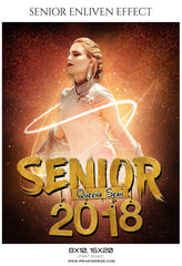 Queena Sean - Senior Enliven Effect Photography Template