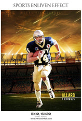 Allard Thomas - Football Sports Enliven Effects Photography Template