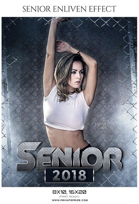 Lanna Curtis  - Senior Enliven Effect Photography Template - PrivatePrize - Photography Templates
