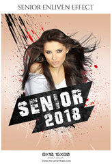 Senior 2018 - Senior Enliven Effect Photography Template