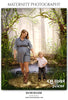 Quinn And Jason - Maternity Photography Template - Photography Photoshop Template